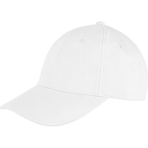 Result Headwear RC081X 6 panelová nízkoprofilová šiltovka biela White