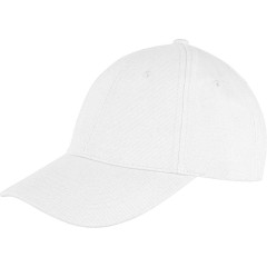 Result Headwear RC081X 6 panelová nízkoprofilová šiltovka biela White